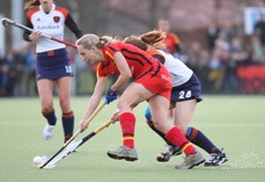 Mandy Haase hart bedrängt. Foto: Wolfgang Sternberger