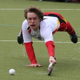 Linus Butt machte an seinem Geburtstag sein 1. L�nderspieltor im A-Team.